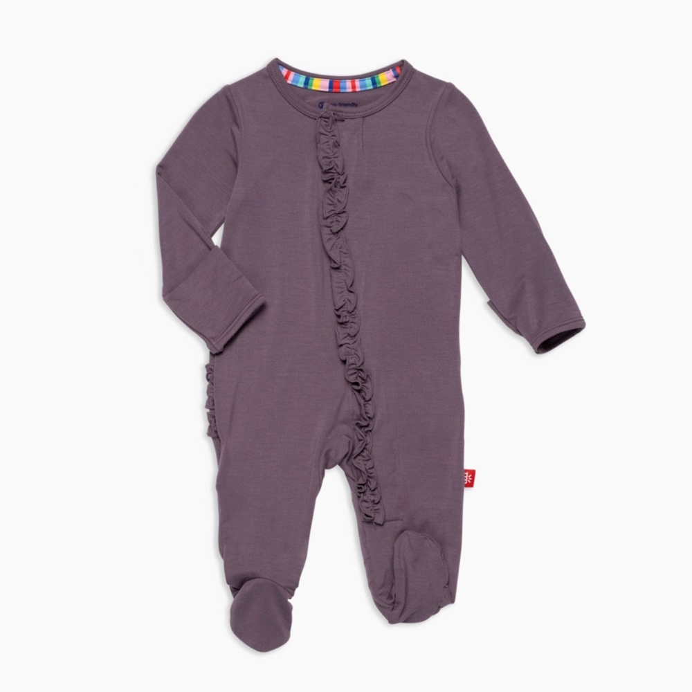 Magnetic Me modal footie in Eggplant